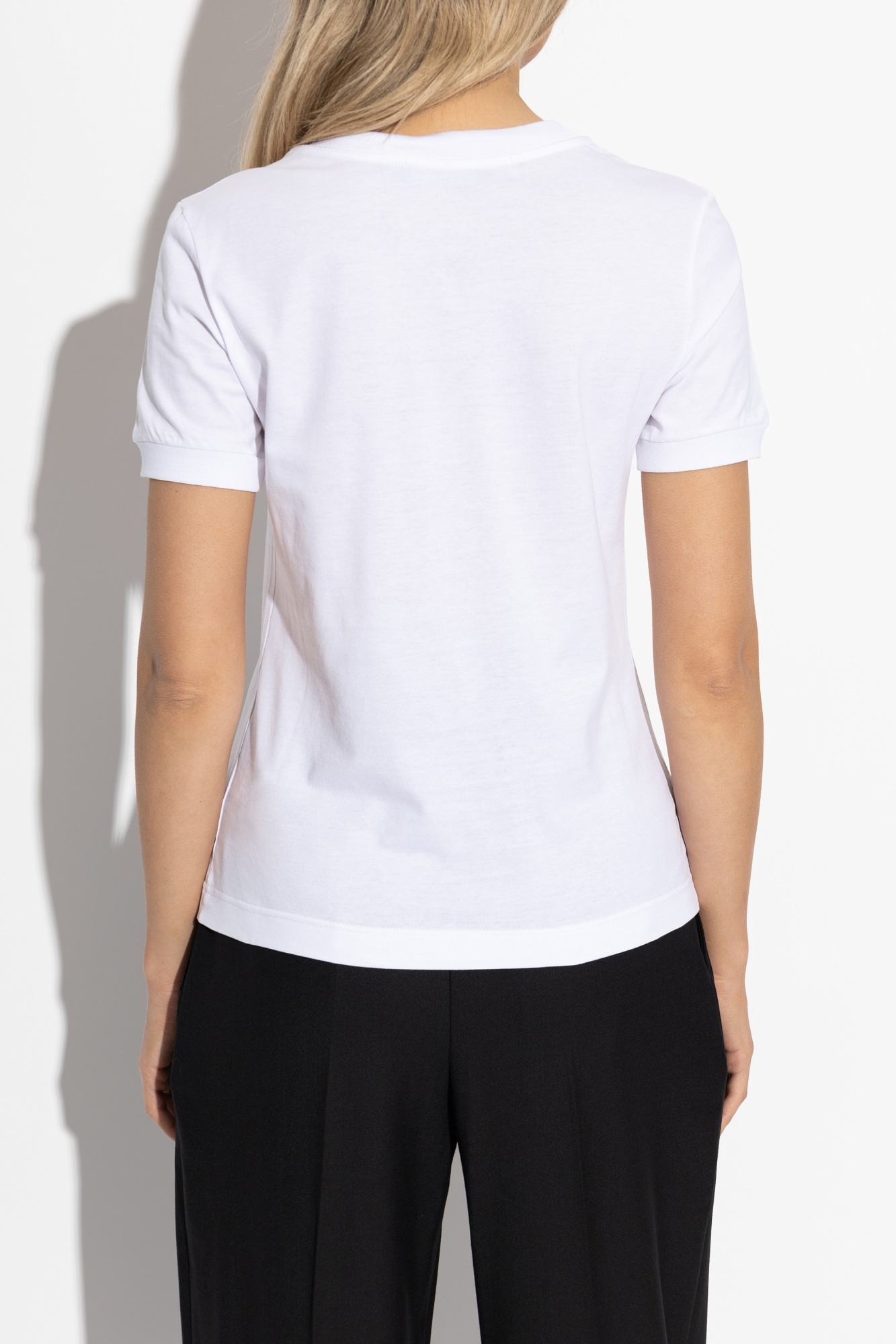 Tシャツ・カットソー Dolce & Gabbana TOP (G8PT1TG7F2I W0800) Jersey T-shirt with DG logo in White for Women | Dolce&Gabbana®